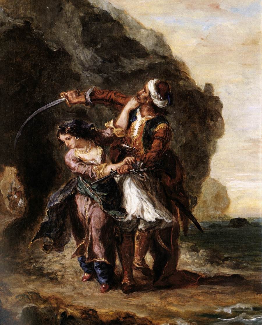 Eugene Delacroix The Bride of Abydos